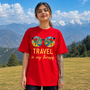 Travel Is My Therapy t-shirt