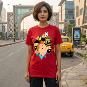 TINTIN FAMILY Premium Cotton T-Shirt (Unisex | 180 GSM)