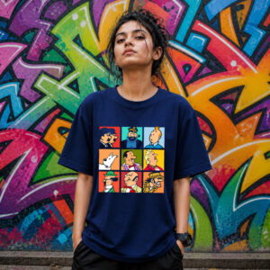 TINTIN - 9 CUBE Premium Cotton T-Shirt (Unisex | 180 GSM)
