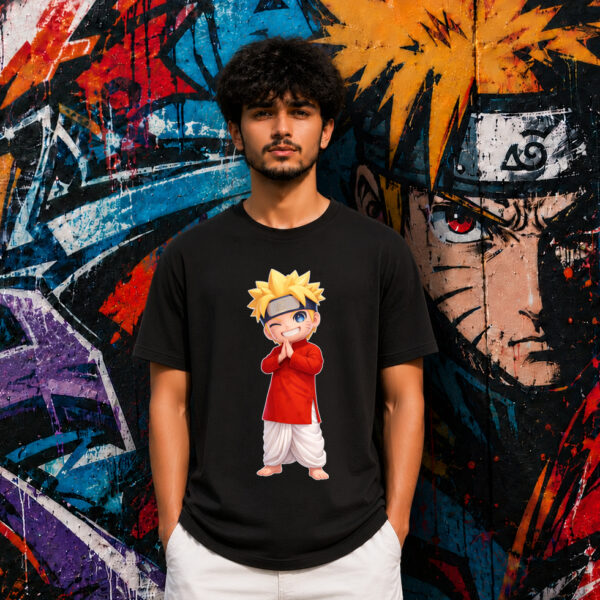 ANIME X BENGALI NARUTO Premium Cotton T-Shirt (Unisex | 180 GSM)