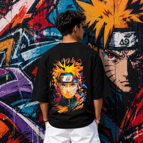 Anime X Naruto Oversized T-Shirt | Anime Streetwear Tee | Magajastra