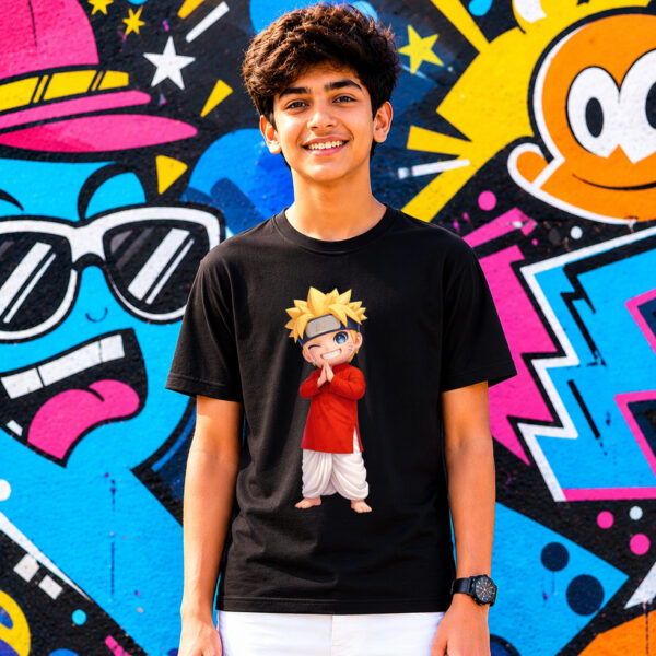 BONG NARUTO Kids Premium Cotton T-Shirt (180 GSM)