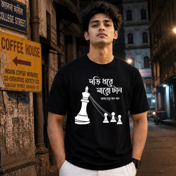 DORI DHORE MAARO TAAN  Premium Cotton T-Shirt (Unisex | 180 GSM)