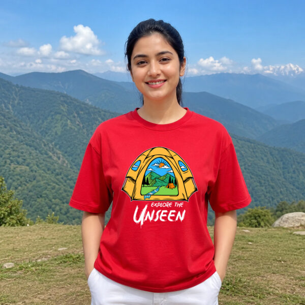 EXPLORE THE UNSEEN Premium Cotton T-Shirt (Unisex | 180 GSM)