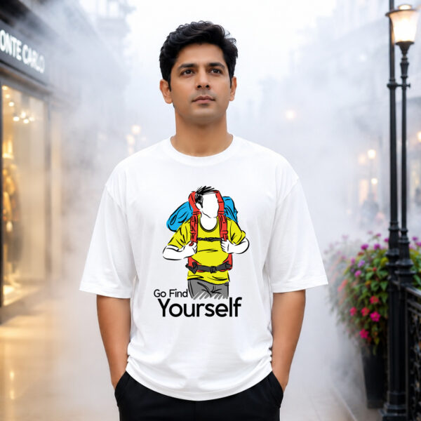 GO FIND YOURSELF Premium Cotton T-Shirt (Unisex | 180 GSM)